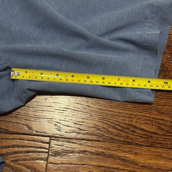 Peter Millar Shackleford Performance Hybrid Golf Shorts Swim Trunks Mens 38 Blue - Picture 6 of 11